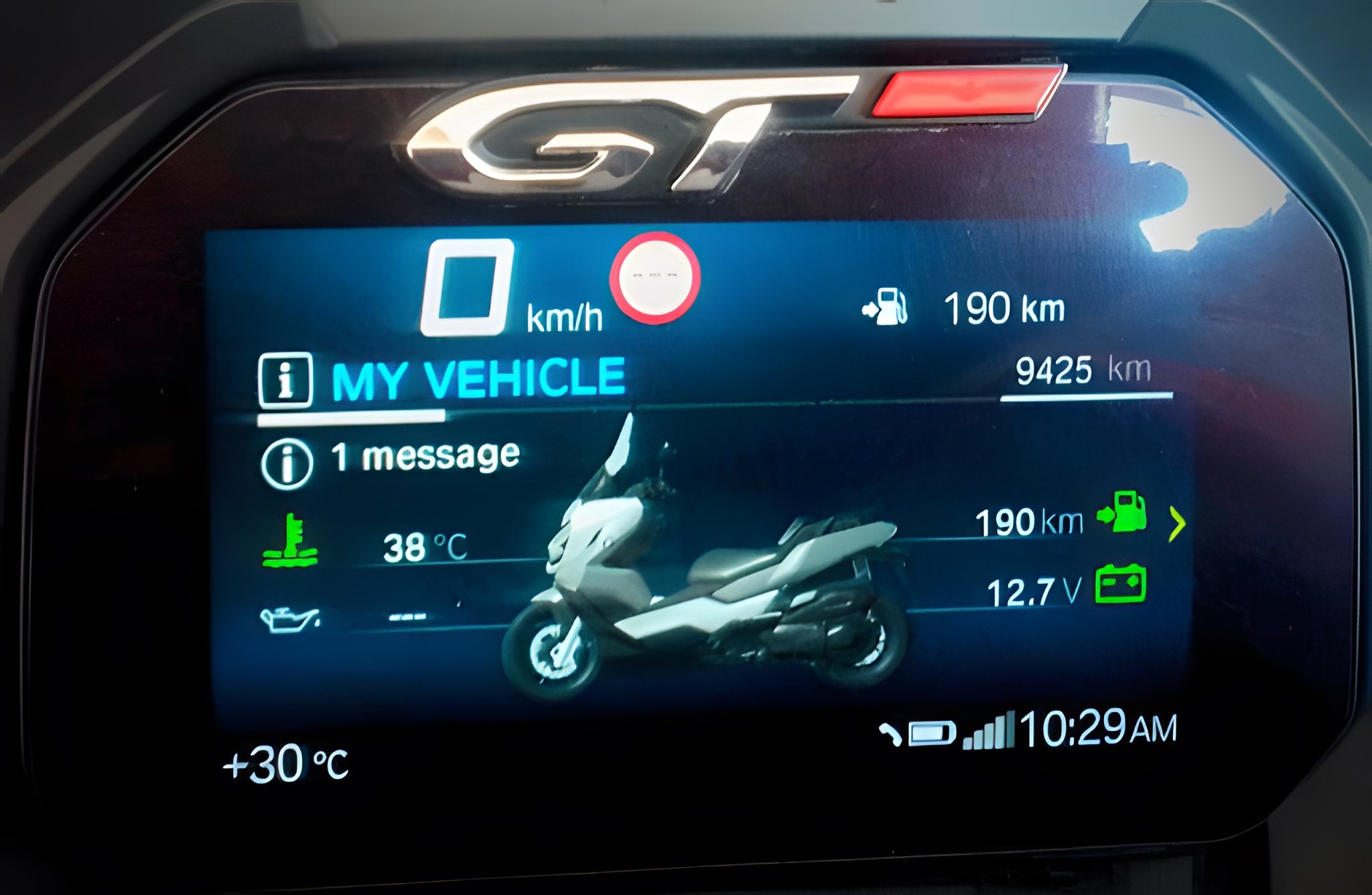 BMW 6.5-inch TFT digital instrument cluster display