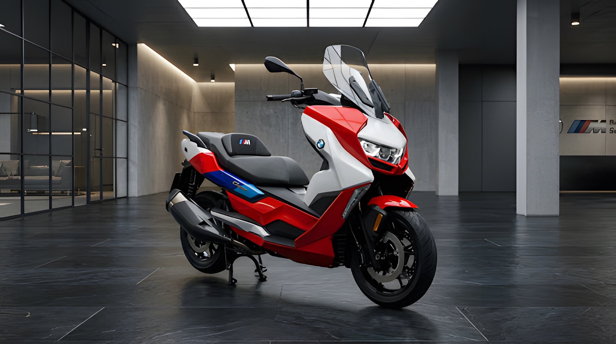 BMW C 400 GT Ergonomic Seating and Rear-Quarter Stance