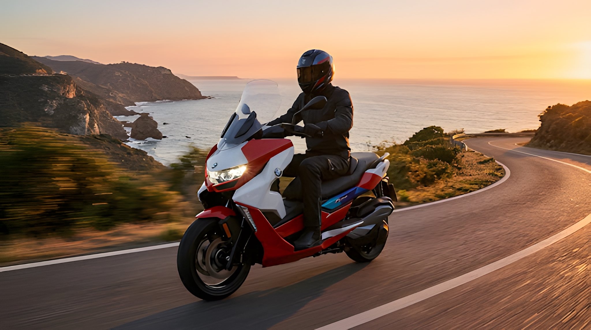 BMW C 400 GT Front View Aerodynamic Stance